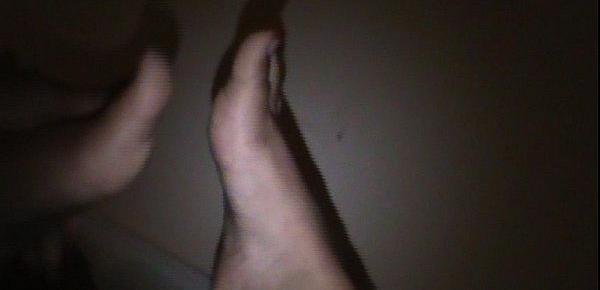  my feet are so sweaty dont you want a sniff